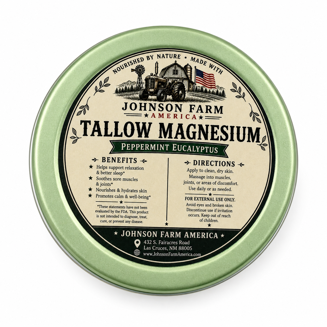 Tallow Magnesium Cream