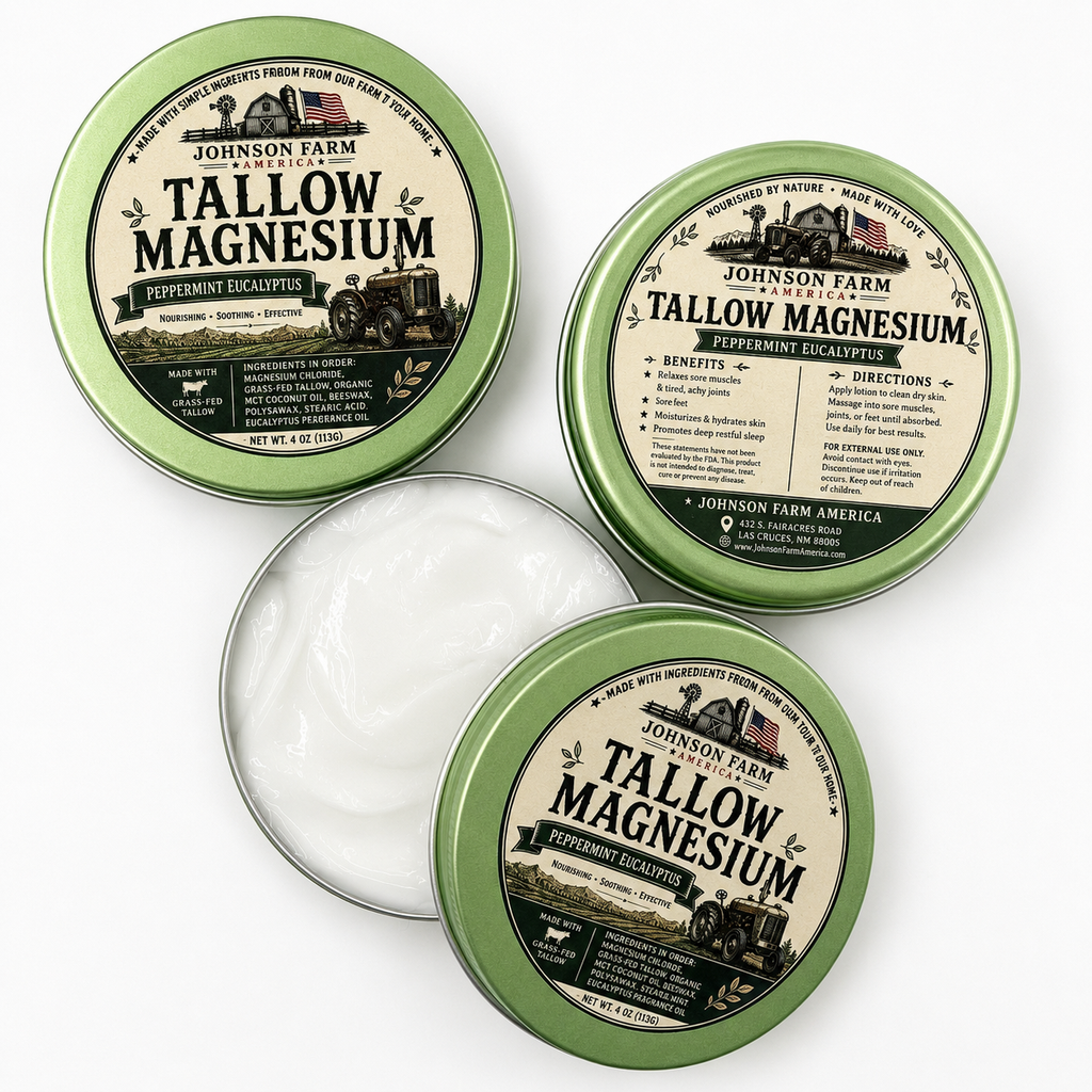 Tallow Magnesium Cream