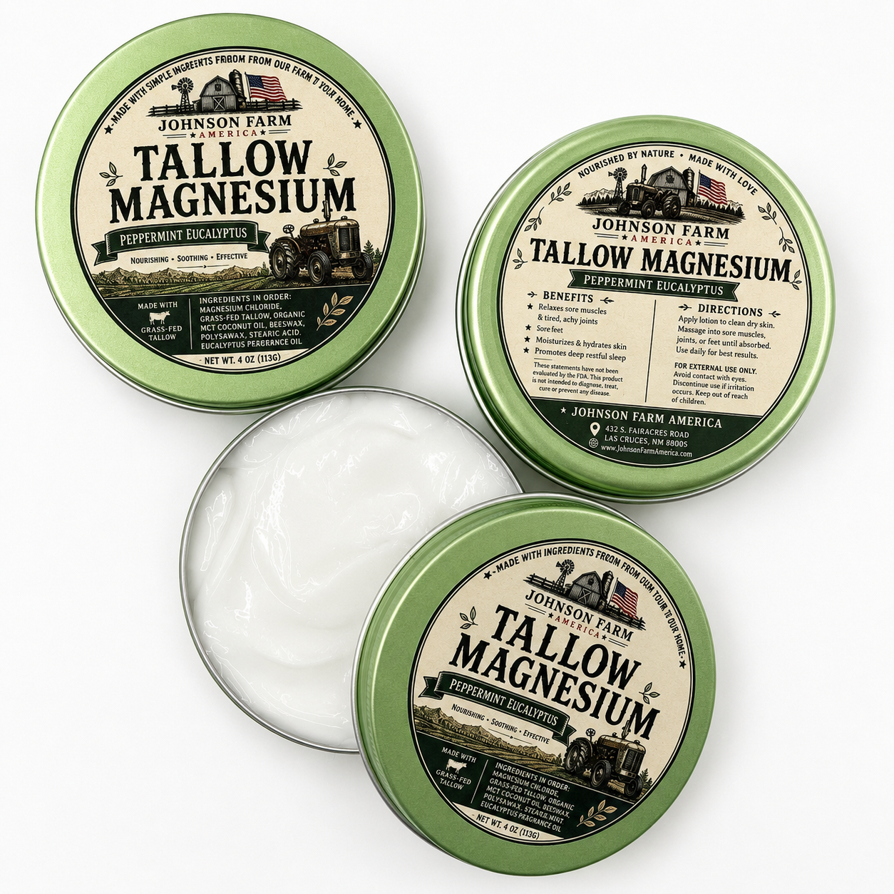 Tallow Magnesium Cream