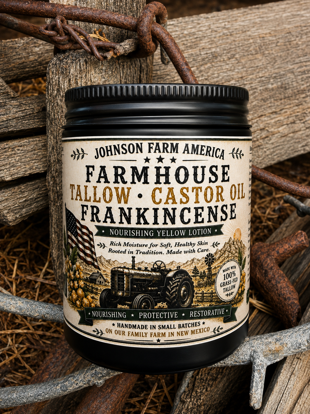 Farmhouse Tallow Castor Oil Frankincense Cream