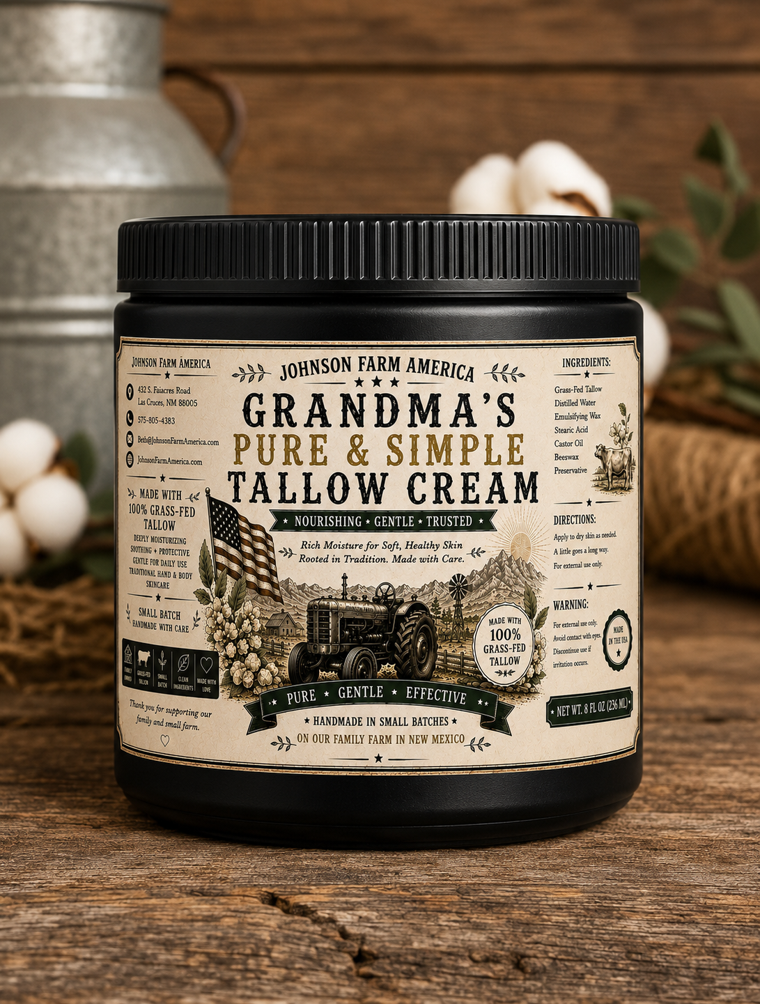 Grandma's Pure & Simple Tallow Cream