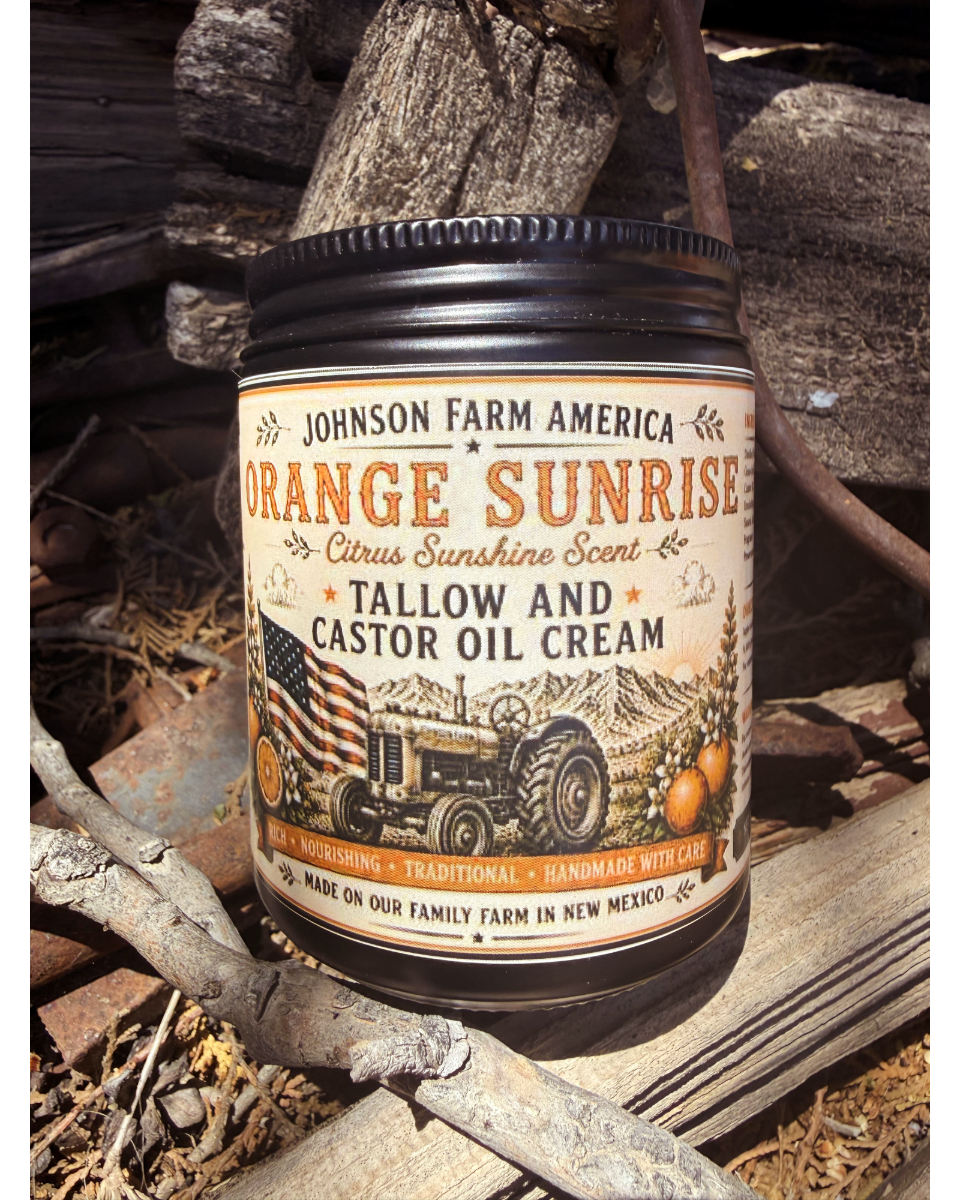 Orange Sunrise Tallow & Castor Oil Cream
